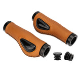Maxbell MTB Bike Handlebar Grips Shock Absorbing for Bicycle Mountain Road Bike Brown