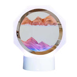 Maxbell Moving Sand Picture Night Light Flowing Sand Scene Quicksand Hourglass