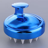 Maxbell Silicone Scalp Shampoo Massage Brush Washing Massager Hair Comb Blue