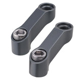 Maxbell Motorbike Mirror Extender Adapters Aluminum Alloy Replaces for Yamaha Grey