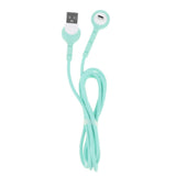 Maxbell Mobile Phone USB Cable Holder Elbow Charging Cable for Android Phones green