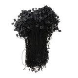 Max 1000 Pieces Tag String Lock Fastener Clothing Labeling Tagging Supply black