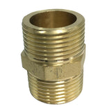 Max Brass Pipe Hex Nipple Fitting Adapter Male Thread Water Oil Connector 35mm