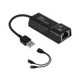 Maxbell LAN Ethernet Adapter On The Go Ports USB OTG Hub Network for TV Laptop HDTV