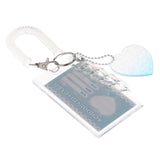 Maxbell Photocard Holder Photo Sleeves ID Card Case Vertical for Name Card Blue