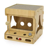 Maxbell Pet Cat Scratcher Board Bed Scratch Pad Pad Interactive Play Toy Durable Game Console
