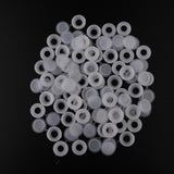 Maxbell Plastic Hinged Cover Screw Caps Fold Over To Fit Size 6g or 8g Gauge 100Pcs White