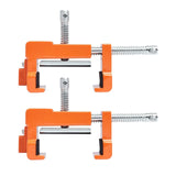 Maxbell 2Pcs Cabinetry Clamps Mounting Craft Repair Professional Woodworking Metal
