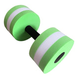 Maxbell Aquatic Dumbbell Hand Bar Water Aerobics Workouts Aquatic Exercise Dumbbells Green
