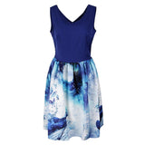Max Women Music Note Butterflies Vintage 50s Cocktail Party Prom Swing Dress S