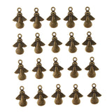 Maxbell 20pcs Angel Pendants Charms Beads Halloween Jewelry Findings  Antique Silver