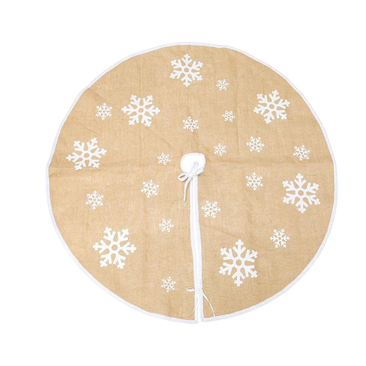 Maxbell Christmas Tree Collar Tree Skirt Stand Decor Ornament for Festival Holiday 122cm