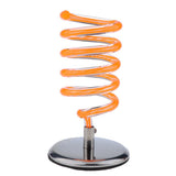 Max Free Standing Hair Dryer Holder with Heavy Base Organizer Hair Dryer Rack Orange