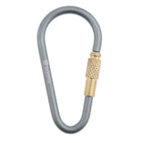 Maxbell Camping Carabiner Hook Aluminum Alloy Karabiner Clip D-type Buckle gray