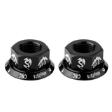 Maxbell Bicycle Hubs Nut M10 Folding Fixed Gear Bike Wheel Hubs Axle Screw Black
