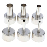 Max 6 Pack Universal 858 Heat Gun Nozzle Hot Air Desoldering Station Gun Mouth