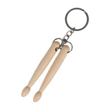 Maxbell Drumstick Keychain Wood Keychain Gadget for Birthday mother Day