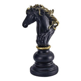 Chess Pieces Classic Chess Game Figures Figurines Horse 14.2x11.4x27cm