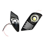 Maxbell 2x Right and Left Fog Light Grille Compatible for Mercedes Benz 2008-2010