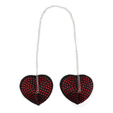 Maxbell Heart Reusable Adhesive Breast Nipple Cover Bra Pasties Pad Stickers Red