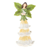 Max Resin Angel Figurine Creative Sculptures Statue Desk Decoration Gift Yellow
