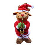 Maxbell Electric Christmas Musical Doll for Restaurant Birthday Present Ornament Elk