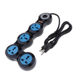 Maxbell Charging Power Strip,Changeable 3 Pins Strip Socket US 4 Outlets