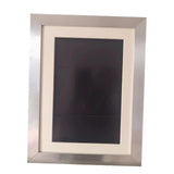 Maxbell Kids Artwork Frame with Storage Front Opening Kids Art Project Display Frame Argent