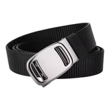 Maxbell Nylon Belt for Men Webbing Canvas Belts for Hunting Mountain Climbing Hiking black