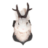 Maxbell Rabbit Wall Decor Antlers Art Crafts for Living Room Cabinet Decorative