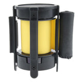 Max Stanchion Queue Barrier Crowd Control Retractable Yellow
