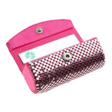 Max Lipstick Case Holder Organizer Bag Purse Lipgloss Storage W/ Mirror Pink