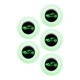 Maxbell Car Door Absorber Cushion Gasket Decorative Buffer Bumper Cushion 5xLuminous with Sign