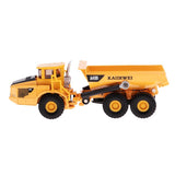 Max 1/87 Scale Alloy Diecast Mini Dump Truck Construction Vehicle Model Toy Gift