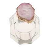 Maxbell Crystal Napkin Serviette Ring Holders Table Adornment Party Decor  Pink