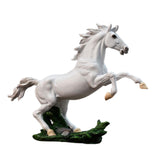 Maxbell Standing Horse Statue Decorative Sculpture Housewarming Gift Crafts Figurine White