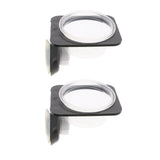 Max 2Pcs Suction Mini Worm Dish Reptile Gecko Ledge Feeder Corner Space Saving