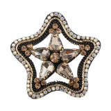 Maxbell Star Crystal Rhinestones Sew on Appliques Motif Patch Sewing Accessories