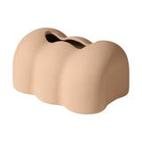 Maxbell Tissue Cover Tissue Storage Boxes Donut Shape for Household beige