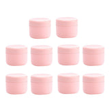Maxbell Refillable Plastic Empty Face Cream Cosmetic Container with Lid Pink-20g
