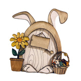 Maxbell Miniature DIY Fairy Door Statue Sculpture Figurines for Easter Lawn Yard Style B