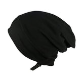 Maxbell Bonnet Sleep Caps Hair Cover wrap Protection for Daily Life and Sleep Black