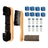 Maxbell Billiards Pool Table and Rail Brush Set Wipe Pool Snooker Accessories Yellow