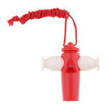 Max NO-Toxic Environmental Plastic for Samba Whistle with Red Rope Children Gift