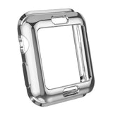 Maxbell Screen Protector Case for Apple Watch 3/2/1 42mm/38mm Cover 38mm sliver