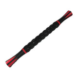 Maxbell Muscle Roller Massage Stick for Athletes 17" Body Massager Black Red