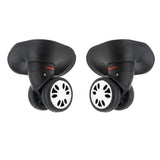 Max 1 Pair Universal Swivel Replacement Wheel Luggage Suitcase Caster Large Size