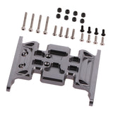 Max Metal RC Car Gear Box Mount Holder for 1/10 Axial SCX10 TFL RC Crawler Gray