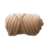 Maxbell Chunky Yarn Durable Comfortable for Crocheting Hand Knitting Weaving Khaki