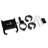 Maxbell Aluminum Alloy Motorcycle Bike Handlebar Phone Mount Holders Black